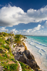 Tulum, Mexico. Wind God temple.