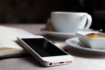Breakfast in restaurant