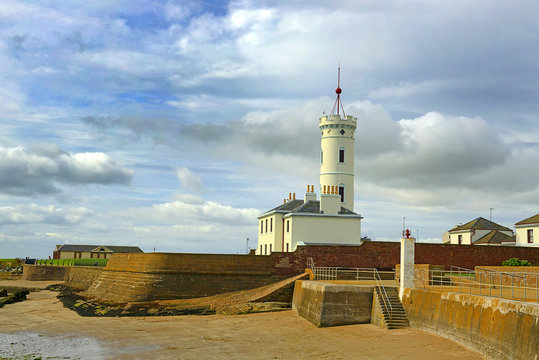 Arbroath Signal Tower, Lighthouse Museum. Scotland, United Kingdom