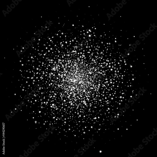 Vintage Stars Vector Banner On Black Background Retro Glitter Star Vintage Stars Vector Banner On Black Background Retro Glitter Star White Template For Vip Card Dust Stardust Spark The Explosion