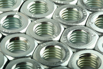 Metal shine nuts.