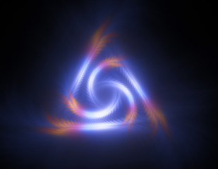 Colorful abstract fractal illustration