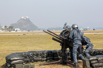 Anti Aircraft fire Heavy machine gun