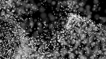 Beautiful monochrome bokeh blurred background defocused lights