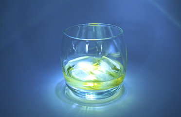 Whiskey in glass