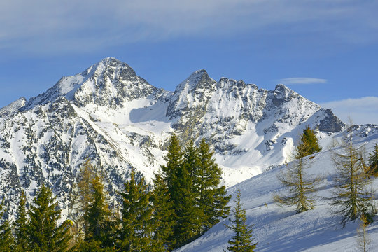 Schladming Tauern in winter, the view from the Planai. The Schladming Tauern (German: Schladminger Tauern) are a subrange of the Austrian Central Alps within the Eastern Alps.