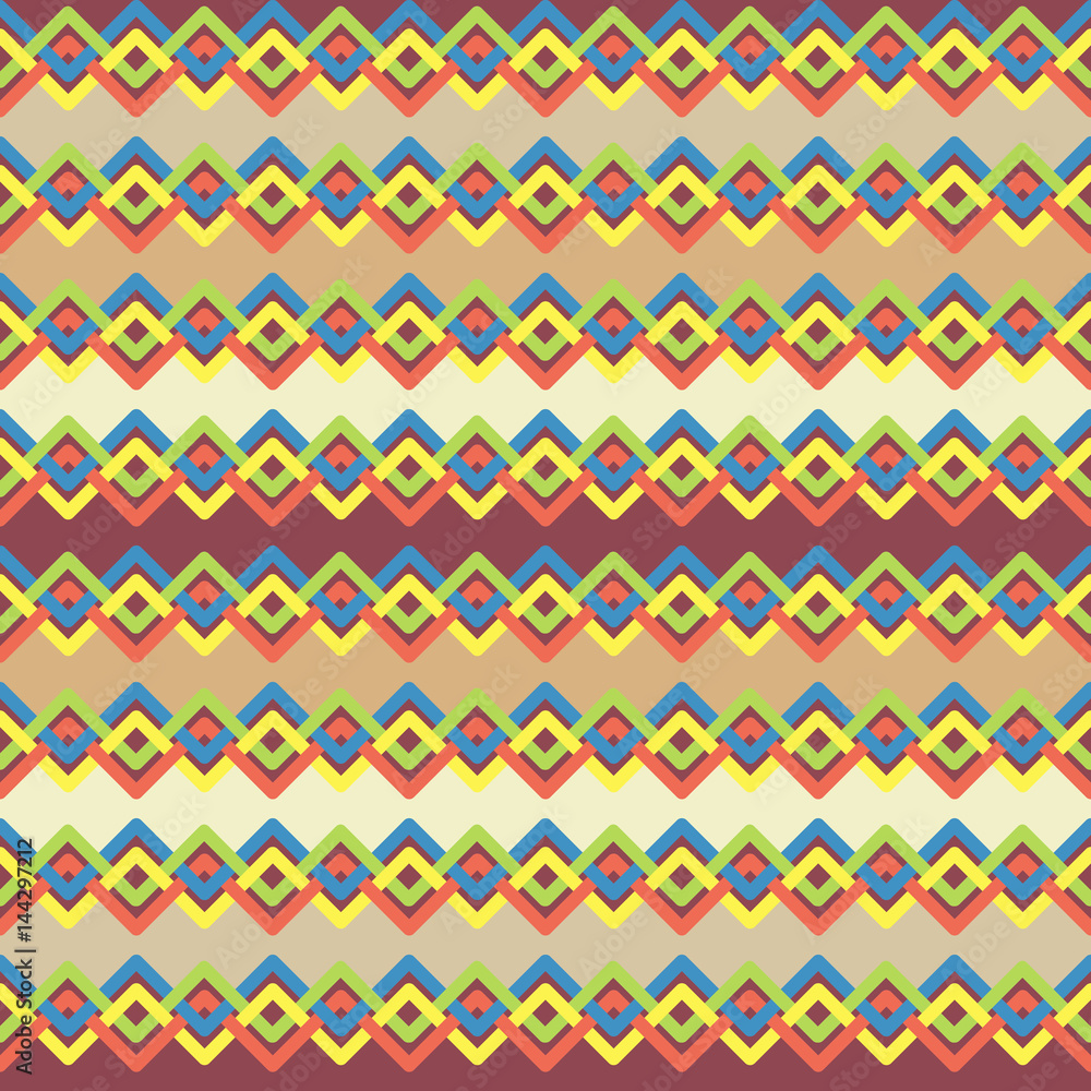 Poster vector pattern with colorful abstract lines. interwined stripes.