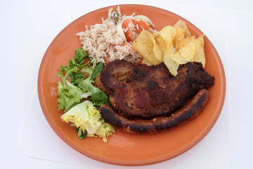 assiette de barbecue