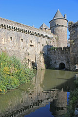 Fototapeta premium Fougeres Castle, France