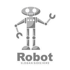 Robot icon and illustration vector