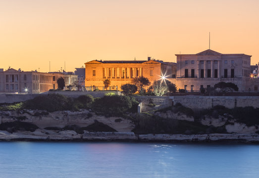 Malta Kalkara Villa Bighi / Palazzo Salvatore / British History, Royal Naval Hospital Bighi, Culture, History, Architecture, mood, sundown, sunrise, moody, evening, morning, morninglight