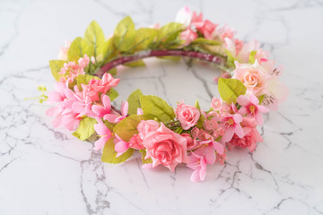 beautiful flower crown