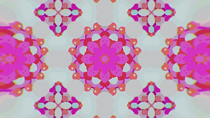 Abstract Colorful Painted Kaleidoscopic Graphic Background. Futuristic Psychedelic Hypnotic Backdrop Pattern With Texture.