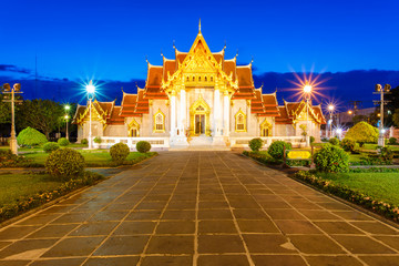 The Marble Temple, Wat Benchamabopitr Dusitvanaram Bangkok Thailand