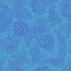 Fruits seamless pattern