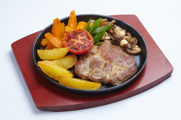 meat with potatoes