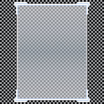 Transparent banners isolated. Vector illustration.