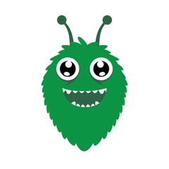 Monster character illustration vector
