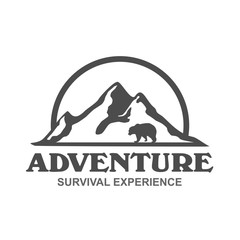 Adventure and outdoor logo vector