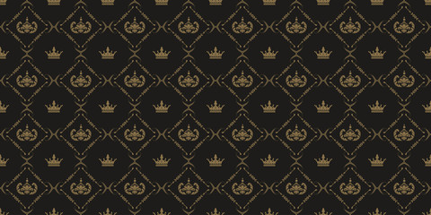 Royal background pattern, vector 