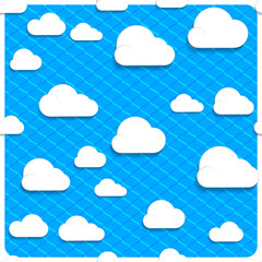 Seamless clouds and sky in the mesh, simply remove the layer of the frame. cloudlet_002