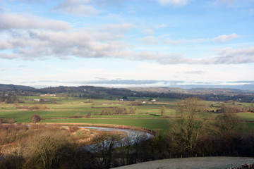 Naklejka premium The Towy Valley near Bethlehem, Carmarthenshire, Wales.