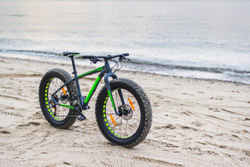 Fat bike on beach