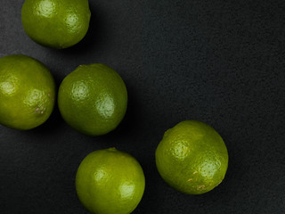 Fresh Ripe Juicy Limes Citrus Fruit