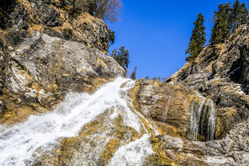 Waterfall at the Lainbachtal