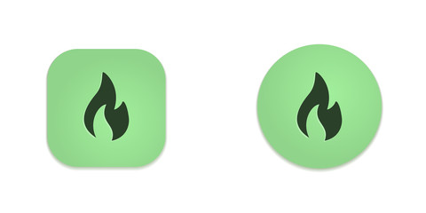Vector Green Web Buttons