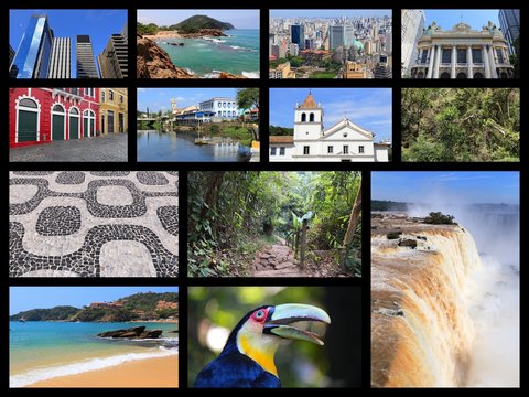 Brazil collage