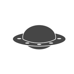 UFO icon. Vector illustration