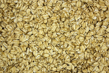 Oat flakes as background