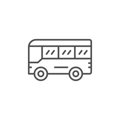 Bus line icon