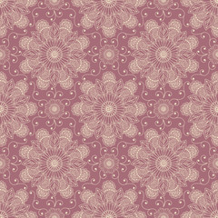 Vector flower seamless pattern background. Elegant texture for backgrounds. Classical luxury old fashioned floral ornament, seamless texture for wallpapers, textile, wrapping.