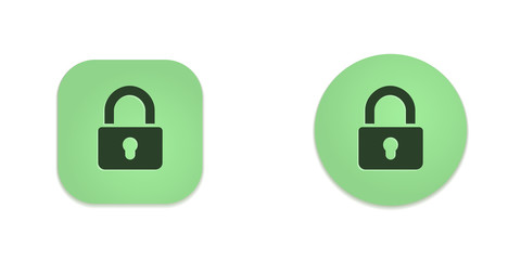 Vector Green Web Buttons