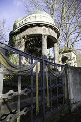 Gruft auf einem Friedhof in Mainz
