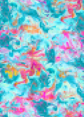 Abstract seamless floral pattern