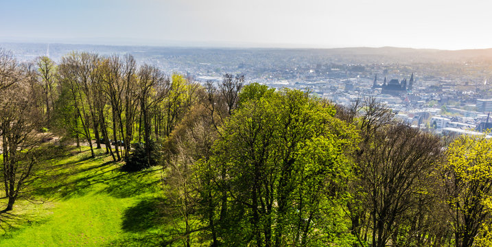 View over Aachen City from Lousberg