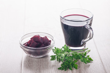 Beet natural juice