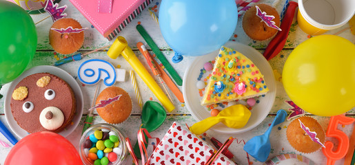 Obraz premium Accessories for children's parties