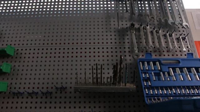 Set of wrenches and mechanic tools