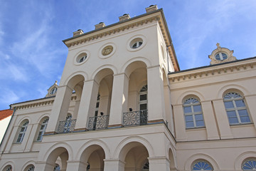 Fototapeta na wymiar Rathaus Neustrelitz (1843, Mecklenburg-Vorpommern)