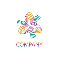 Abstract business logo. Universal creative symbol. Logo design vector template.