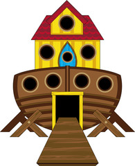 Cartoon Noah's Ark - 144323213