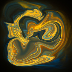 Colorful psychedelic liquefied background