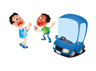 交通安全イラスト、飲酒運転、車両提供