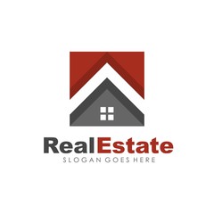 Real estate, house, building and property logo for logotype and template