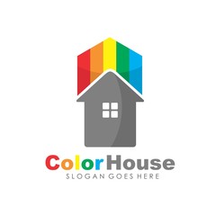 Real estate, house, building and property logo for logotype and template