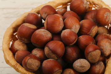 Hazelnut heap